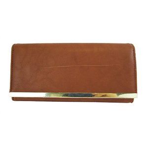 STYLE & CO Luggage Faux Leather Clutch Wallet